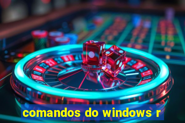 comandos do windows r